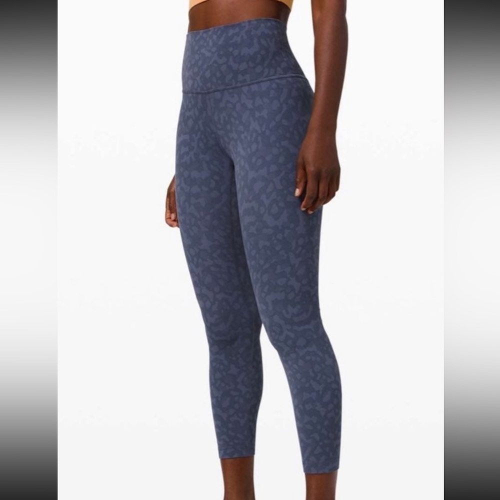 SOLD Lululemon Blue Formation Camo Align 25”
